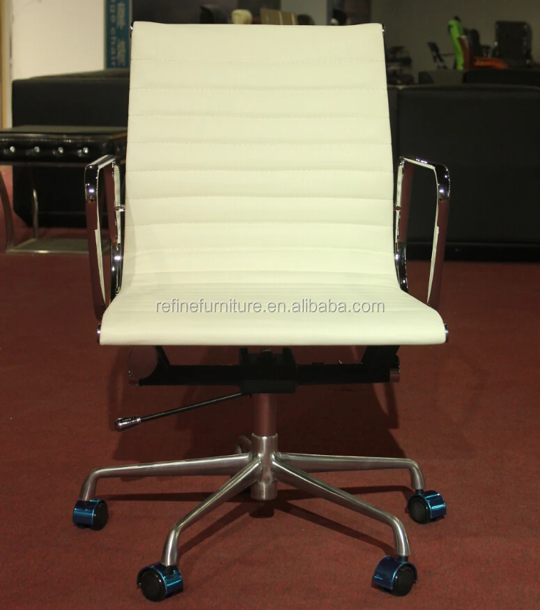 Ribbed Executive Modern Purple Leather Office Chair Office Chair Covers