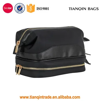 Double Layer Multiple Compartments Portable Toiletry Cosmetic Bag Waterproof Makeup For Lady Bags With Double Layer Multiple Compartments Portable Toiletry Cosmetic Bag Waterproof Makeup For Lady Bags With