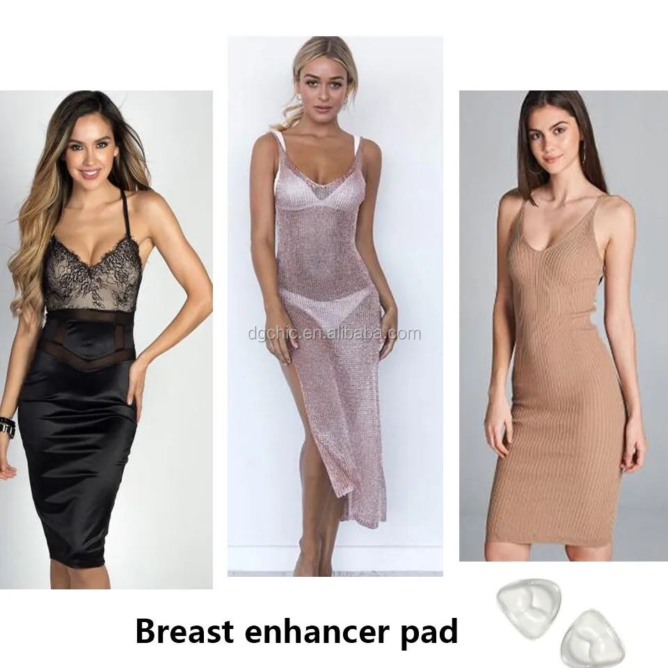 artificial breast up silicone bra pad
