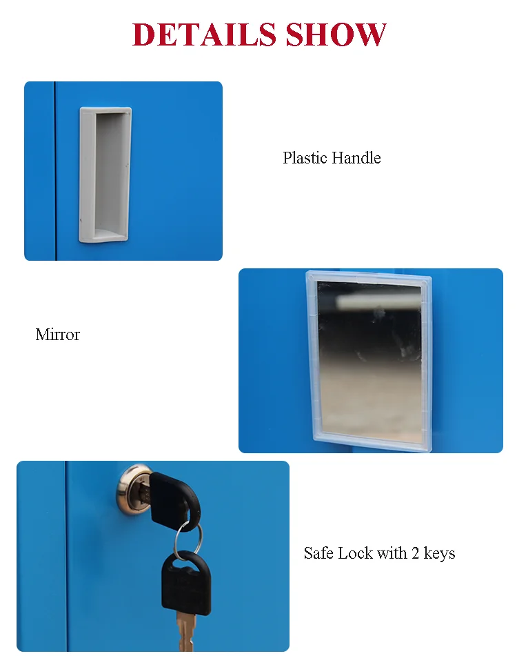 Flat Packing Mini Single Door Small Metal Storage Locker for Kids