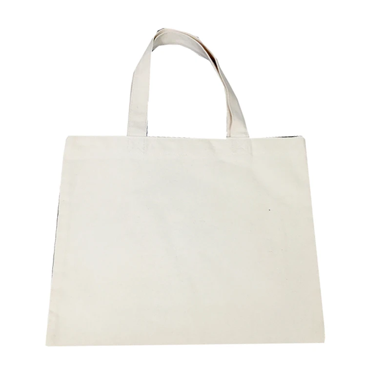 Wholesale Custom White Tote Cotton Promotional Bag With Zipper Buy