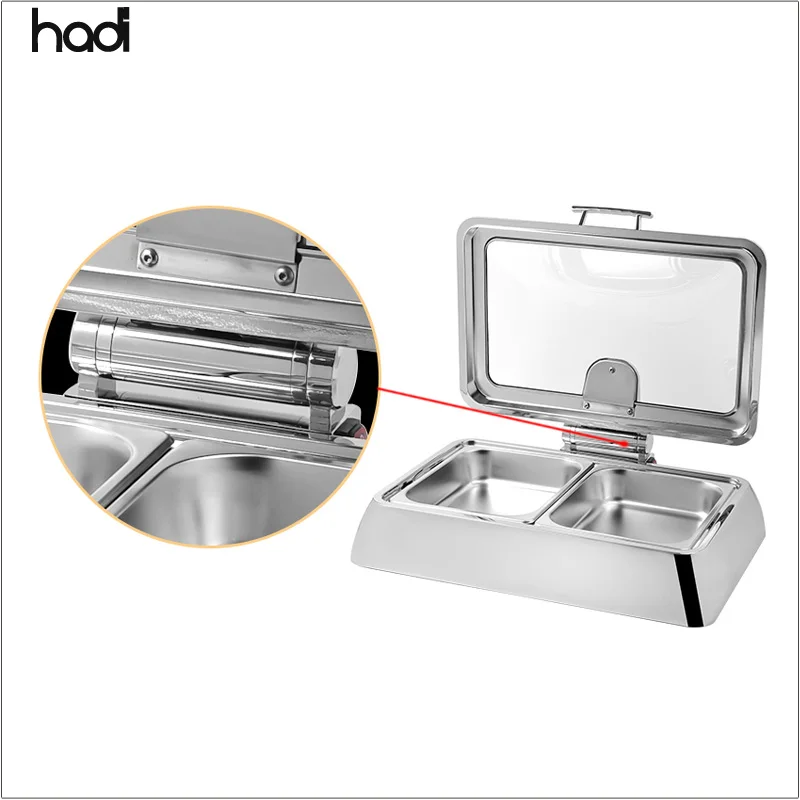 Modern Shafing Dish 9l Chafing Dish Dividers Commercial Bain Marie Food