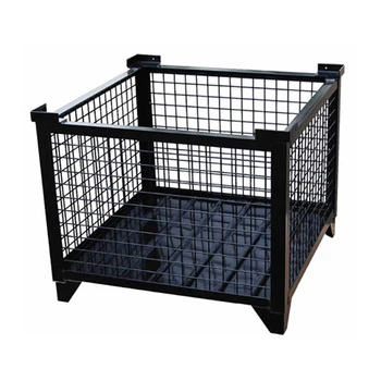 Industrial Stackable Wire Storage Mesh Box Roll Containers