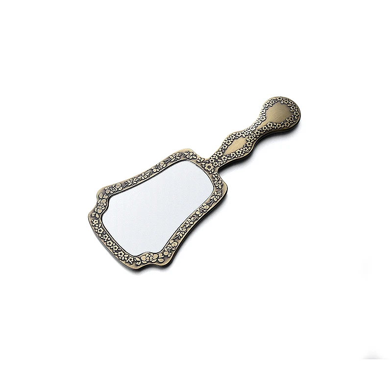 Customized Cheap Cosmetic Mirror Hand Held Metal Mirror Antique Mirror