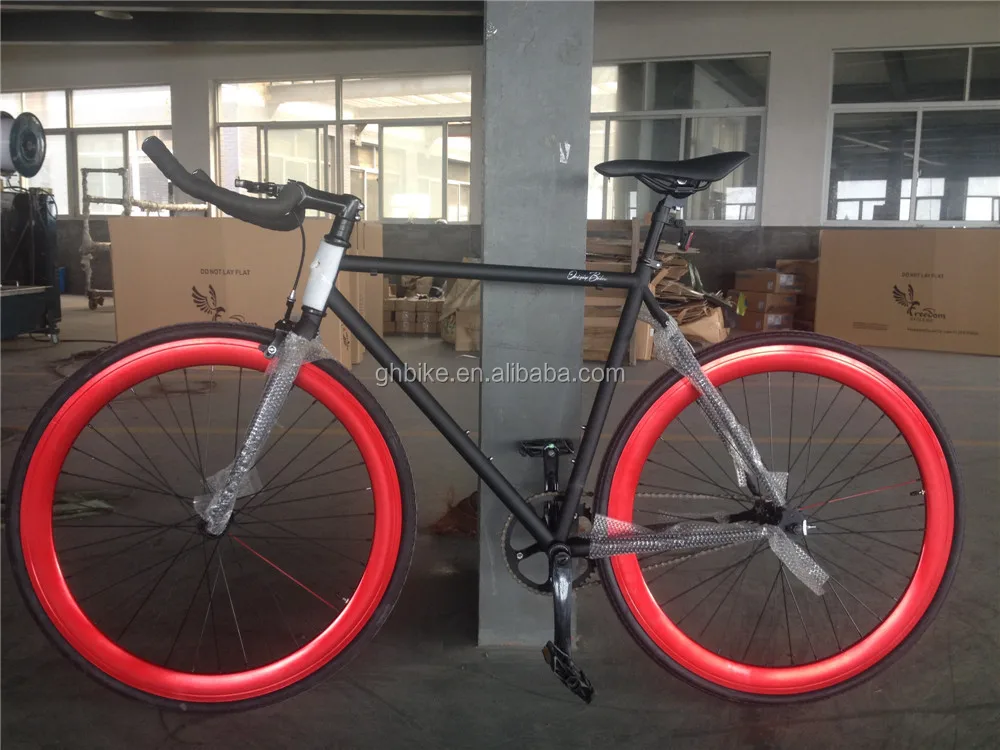 red and black fixie