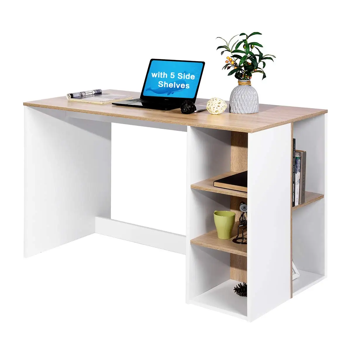 Writing Computer Desk With Storage Large Students Study Desk With