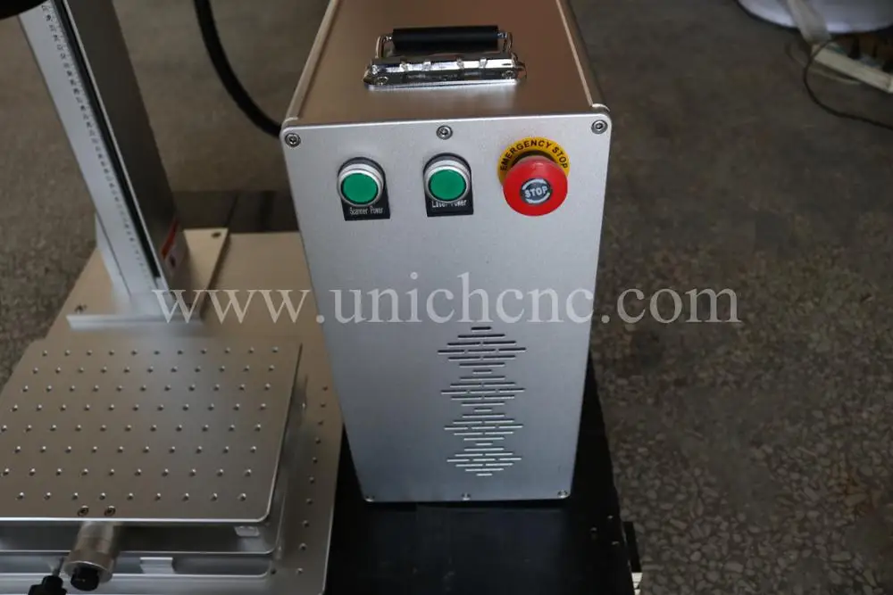 UNICHCNC portable fiber laser marking machine for jelwery/gold/sliver plastic