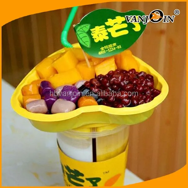 PP Plastic Cups (95mm)  Good Times print for Bubble Tea, Boba Tea –