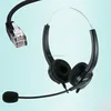 Professional Binaural call center RJ9/RJ11 telephone headset