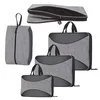 4 Set Compression Packing Cubes + Free Shoe Bag for Suitcase Luggage Backpacking