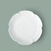 Reliable manufacturer high temperature fashion easy cleaning hotel used white ceramic dinnerware set