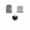 Flat Tactile Buttons Back Caps for 6*6mm LED Switch