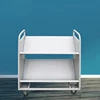Customized Wholesale Small Steel Stepped Book Shelves for Library