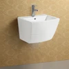 Sanitary Ware Ceramic White Glazed Wall Hung Bathroom Basin