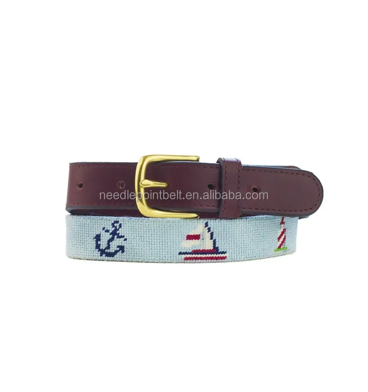 Anchor Boat Lighthouse Child Belt With Needlepoint Buy Belt With
