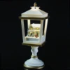 long stick lantern with light snow house scene insert