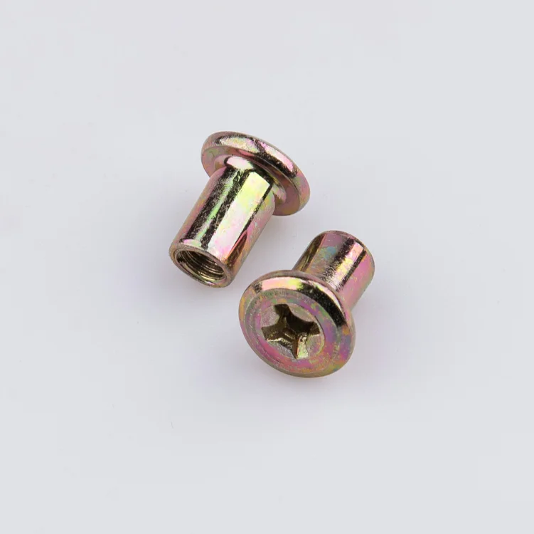 五金工具  紧固件  其他紧固件  螺帽产品名称 彩色锌碳钢十字头两佑