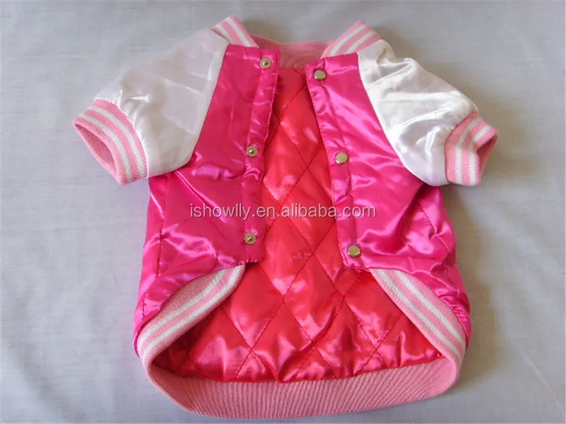 Jaket Anjing Dengan Warna Pink Lucu Untuk Bayi Perempuan Anjing
