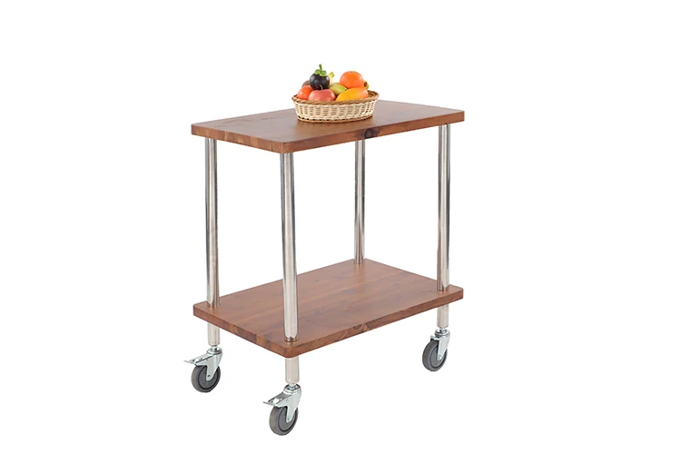 Heavybao Wooden Food Serving Trolley Without Handle Buy Wooden