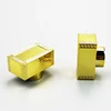 New Design Gold Rectangle and Textured ABS Perfume Bottle Cap