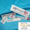 Low price but safe barcode garment printed label
