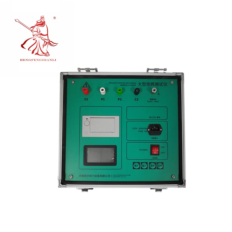 Digital Handheld Resistance Tester EM480D Portable High Sensitivity Digital Earth Grounding Resistance Tester Electrical Meter with LCD Backlight