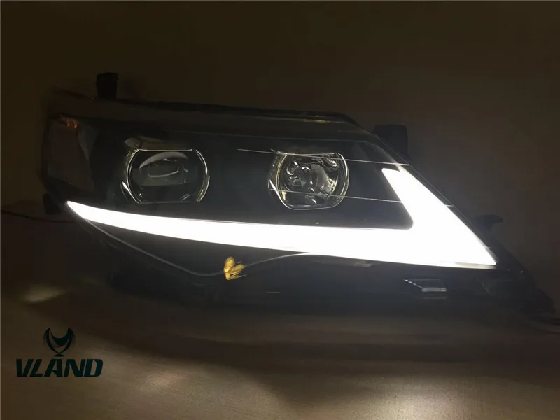 China VLAND factory for car head lamp for Camry 2012 2013 2014 (Middle east type) headlight with DRL High&Low beam Turn signal