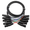 New product xlr 3pin connectors cable male to female switch DMX power cable light stage cable 5-8-10-16-20plugs optional