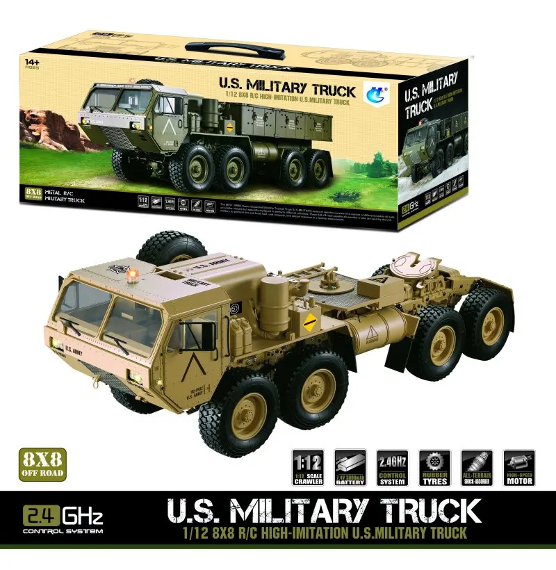 rc 8x8 military truck