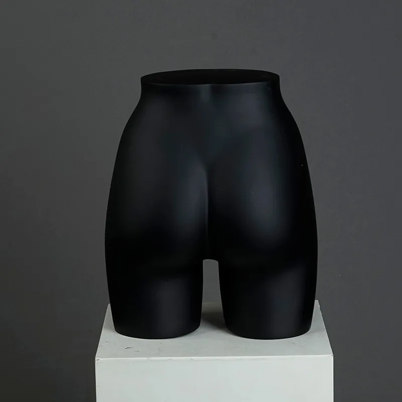 Black Matte Lower Body Window Display Underwear Sexy Buttocks Bottom