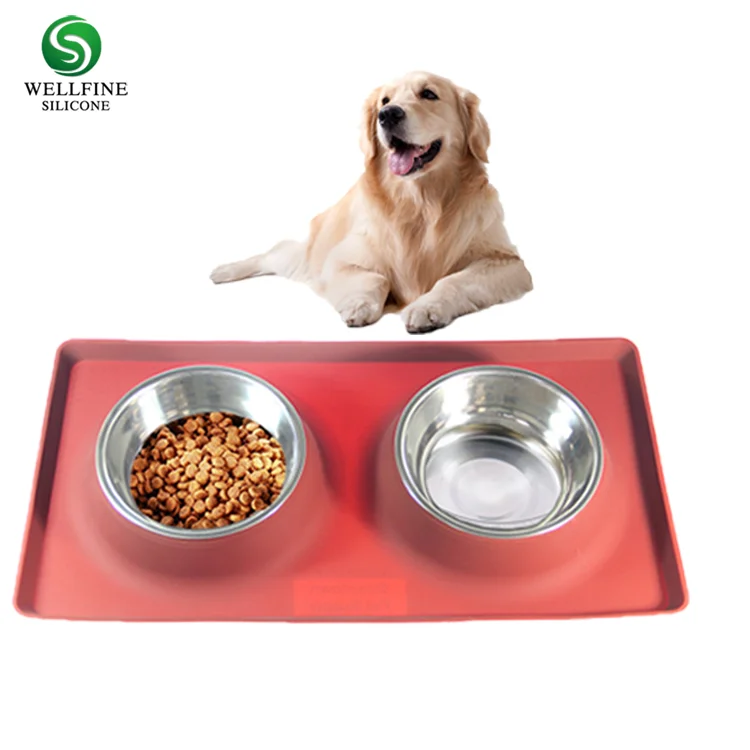 Rizarri Raised Dog Bowls,Stainless Steel Dog Food Dish and Pet