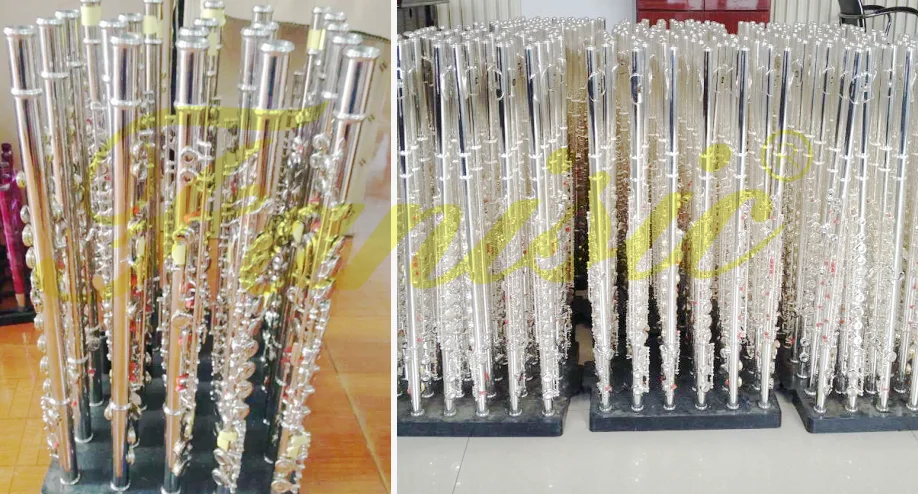 China Factory Outlets Silver Plated 16 Closed Flute