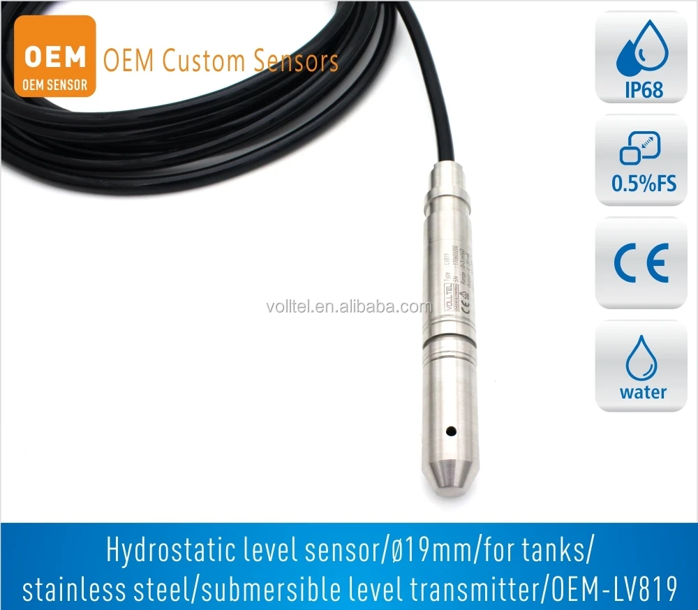 Oem Lv819 420ma Hydrostaticwater Level Sensor For Deep Well Buy
