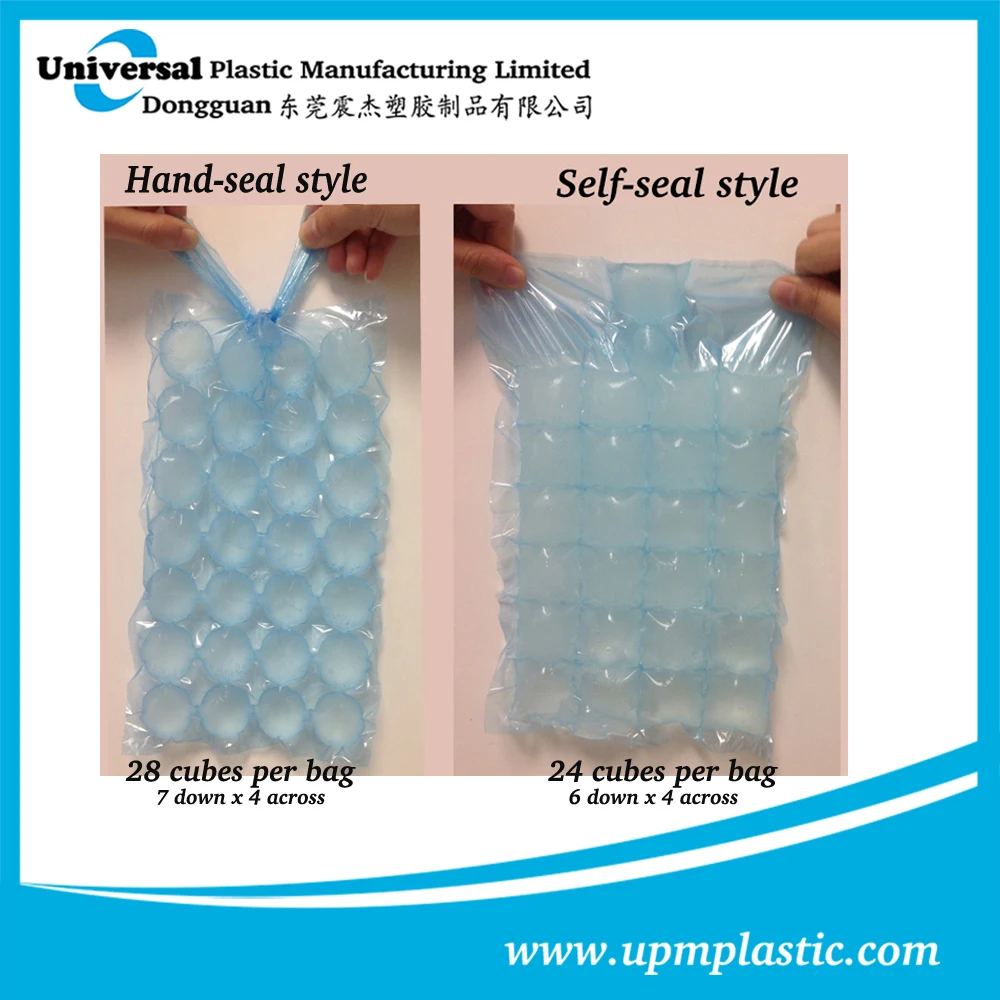 Food Grade Self Seal Plastic Ice Cube Bag Buy Disposable Easy Seal