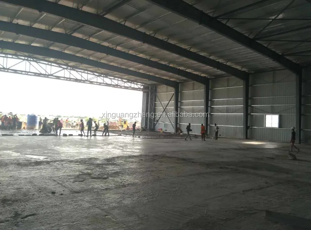prefabricated steel hangar project
