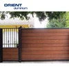 Horizontal Wood Fence With Metal Posts outdoorwood