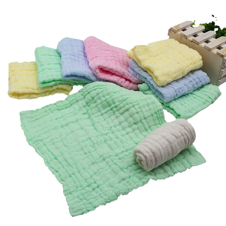 6-Pack Cami Baby Washcloths For Newborn, Organic Cotton Face Wash Cloths For Babies Soft Absorbent Baby Bath Towels Grayscape