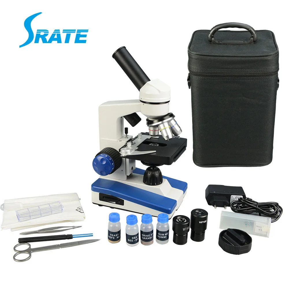 40x640x Microscope Student Used In Education And Scientifica School