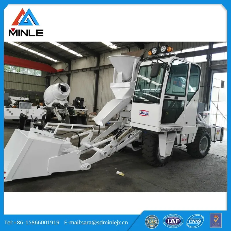 2.6m3 Mini Diesel Mobile Concrete Mixer/precast Small Mobile Self