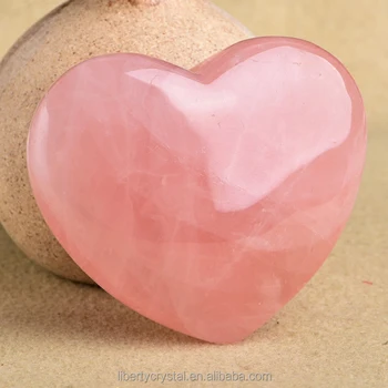 heart shaped rose quartz