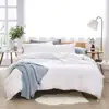 Soft Microfiber 3 Piece Bedding Sheet Sets Zipper Closure & Corner Ties Bed Sheet Set
