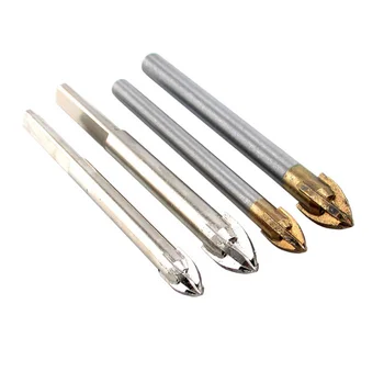 Ceramic Tile/glass/mirror Drill Bits Set 4/8/10/6mm Cutter Floor Wall - Buy Tile Drill Bits 