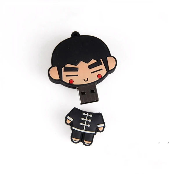 Usb stick custom logo design high speed usb 3.0 custom 2D cartoon character shape usb flash pen drive - ANKUX.COM