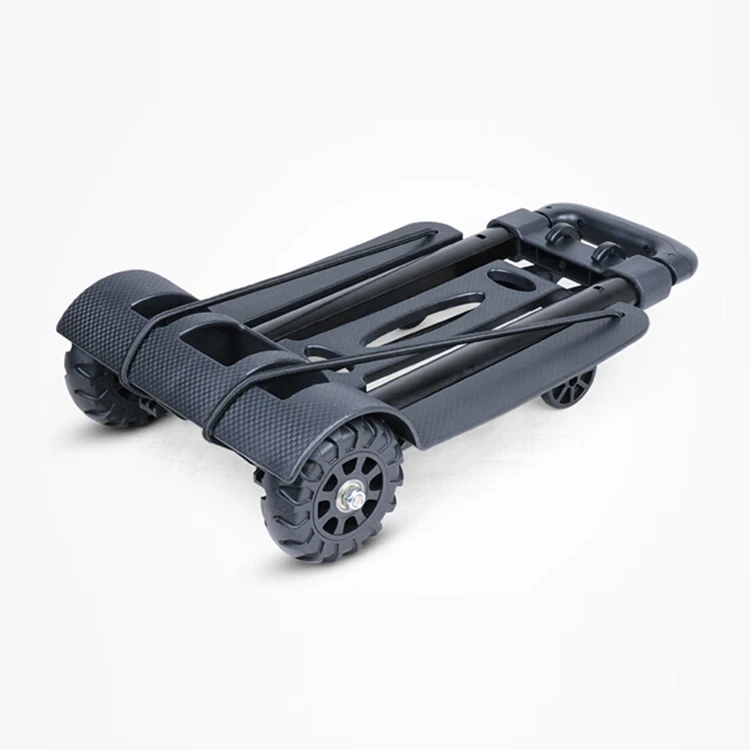 multi-purpose portable folding four wheeled luggage cart