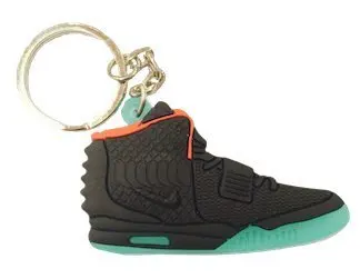 NEW USA Premium Yeezy-350 V2 Sneaker Shoe Keychains 2D Flat