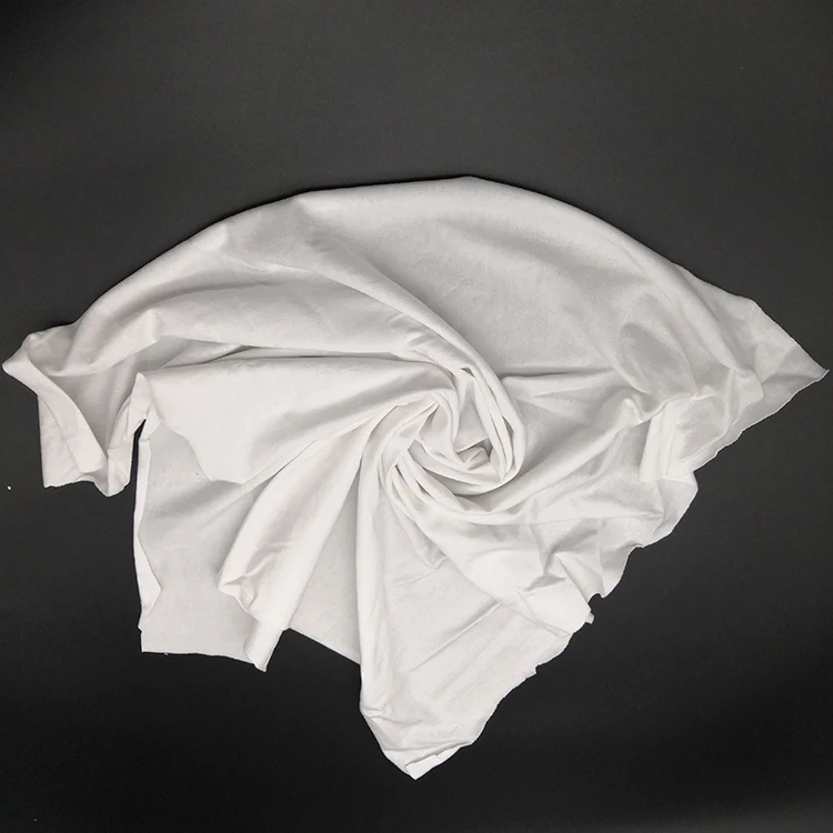 纯白色泽西棉布布