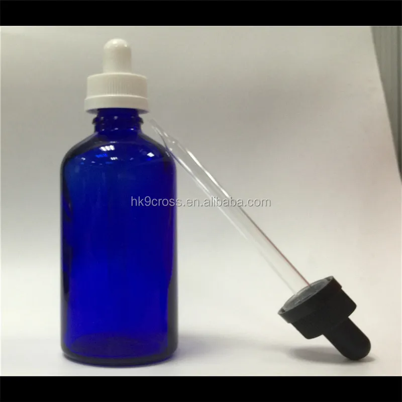 empty glass dropper bottle for e liquid juice smoke oil packaging