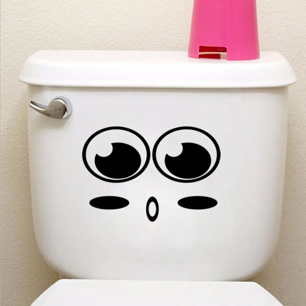 Iuhan® Fashion Toilet Stickers Removable Decor Mural Bathroom Decoration Sticker Decal