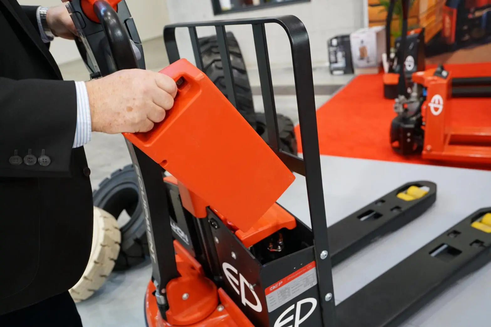 Ep 2.0t Lithium Battery Pallet Truck Full Electric Pallet Jack Buy Li