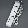 UK standard 4 ways double mk electrical extension socket with USB